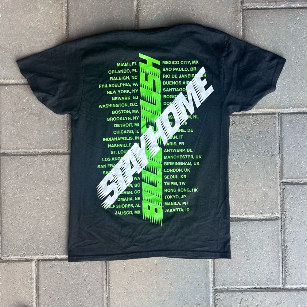Billie Eilish - Rare 2020 World Tour Stay Home Shirt